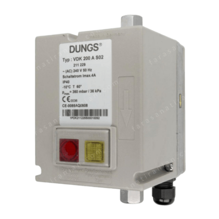 نشت یاب گاز دانگز DUNGS مدل VDK 200 A S02